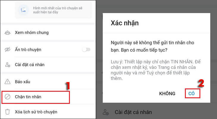 Cách chặn và bỏ chặn tin nhắn trên Zalo đối với bạn bè hoặc người lạ