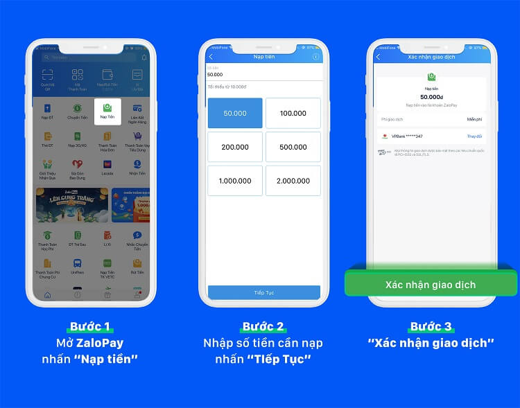 Có những cách nào nạp tiền vào ứng dụng Zalopay nhanh nhất?