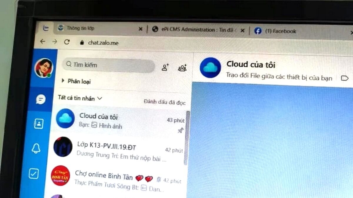 Cloud của tôi có dung lượng lớn