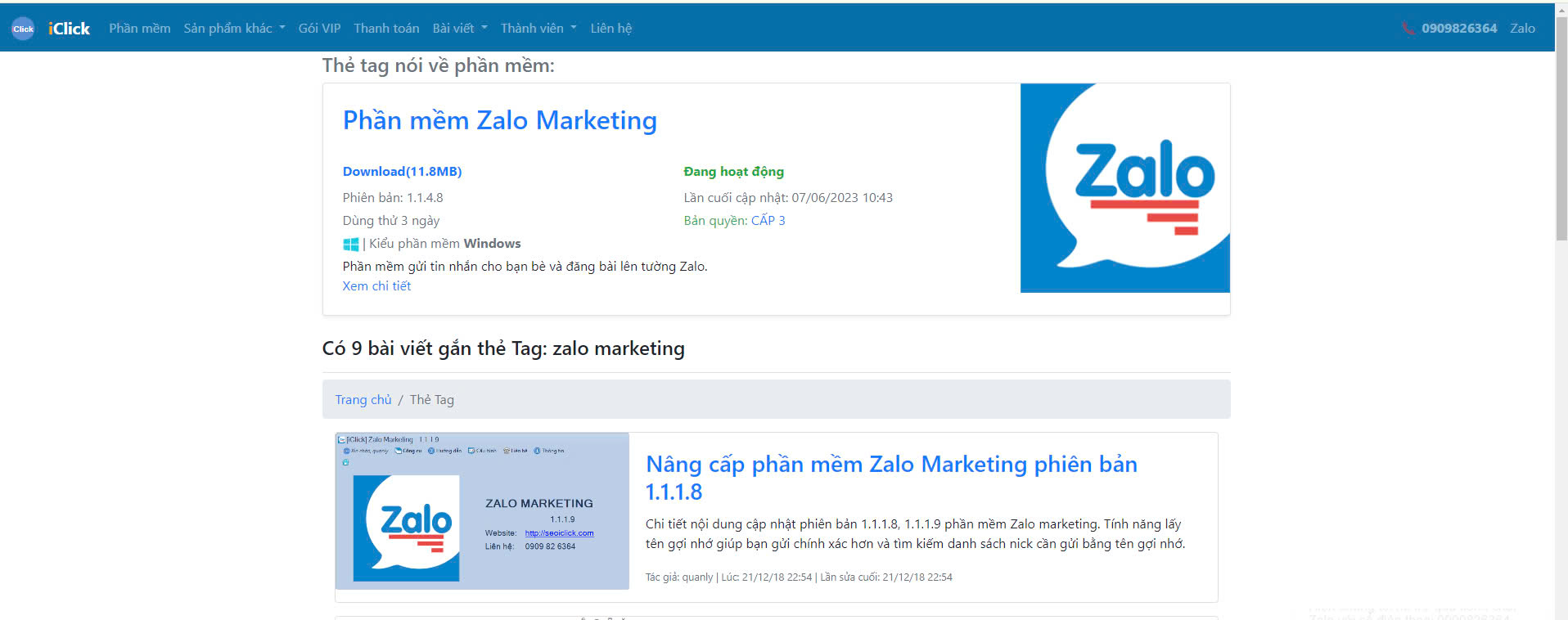 Hướng dẫn tạo tài khoản Zalo Marketing iClick nhanh nhất