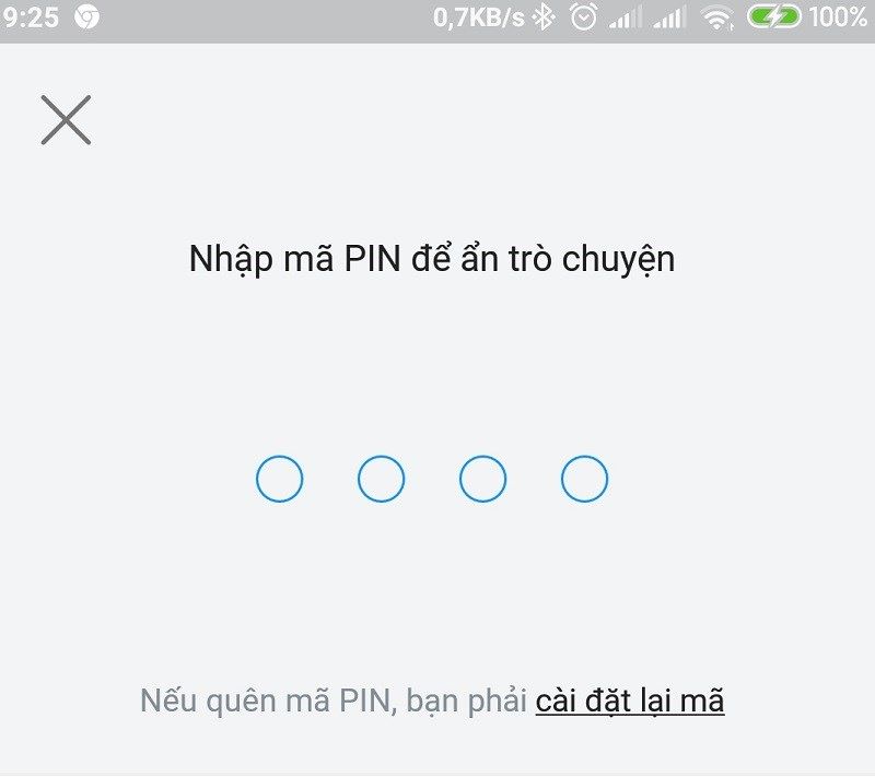 Zalo cung cấp tính năng bảo mật cuộc trò chuyện 